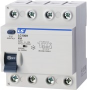 RCCB LS LC100H 3P+N 63A