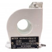 Biến dòng Mitex BD01 CCX 0.5 tỷ số 200/5A, 10VA W=1, ĐK 34