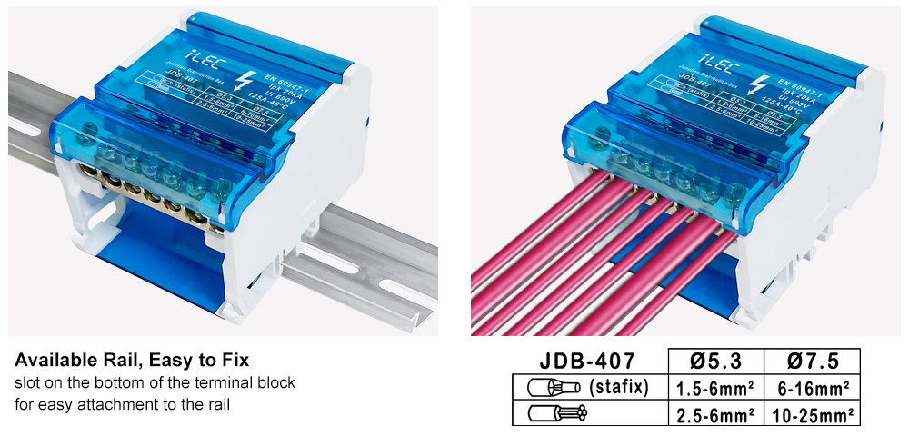 Lắp đặt và đấu nối iLEC JDB-407