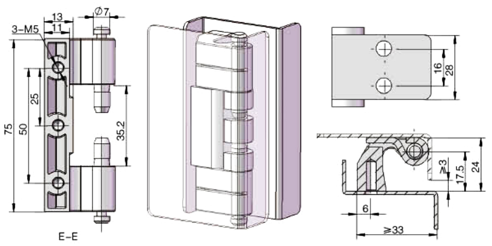 Kích thước: LIDA-CL004-1