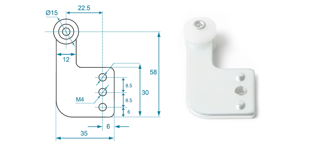 Kích thước: LIDA-RD015-A22.5