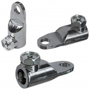 Đầu chốt cửa bằng kẽm, màu bạc, Lida DZ04
