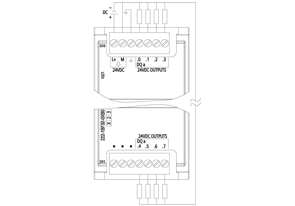 Siemens Simatic 6ES7222-1BF32-0XB0 - Simatics S7-1200, Mô đun SM 1222