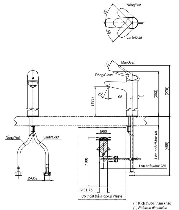 vòi rửa tay nóng lạnh, vòi chậu gật gù cao cấp TLS04304V, giá vòi rửa tay nóng lạnh, vòi chậu gật gù TLS04304V, bán vòi rửa tay nóng lạnh, vòi chậu gật