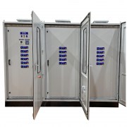 Tủ biến tần PLC kết hợp phân phối 250A điều khiển trạm bơm 45kw