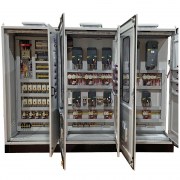 Tủ biến tần PLC kết hợp phân phối 250A điều khiển trạm bơm 45kw