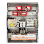 Tủ điện phân phối 50A dùng biến dòng TPCT iLEC xếp CB ngang