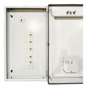 Tủ điện phân phối 250A thiết bị Mitsubishi thiết kế đứng dùng MCCB khối