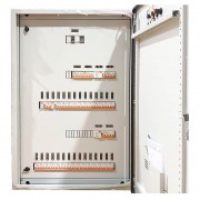 Tủ điện phân phối 100A thiết bị LS thiết kế CB ngang dùng CB tép
