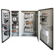 Tủ điện phân phối 100A, 2 khung dùng đồng hồ đa năng