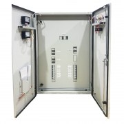 Tủ điện phân phối 100A, 2 khung dùng đồng hồ số